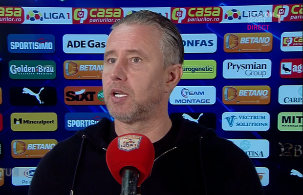 Reghecampf, nervos după CSU Craiova - UTA: „Am avut o ședință scurtă cu jucătorii. Aveam impresia că jucăm cu oameni în minus. E păcat că ultimul meci s-a încheiat așa”