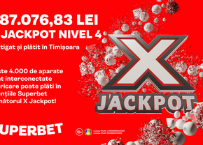 X Jackpot a trecut de 440.000 lei! Poate fi câștigat la oricare dintre cele peste 4000 de aparate