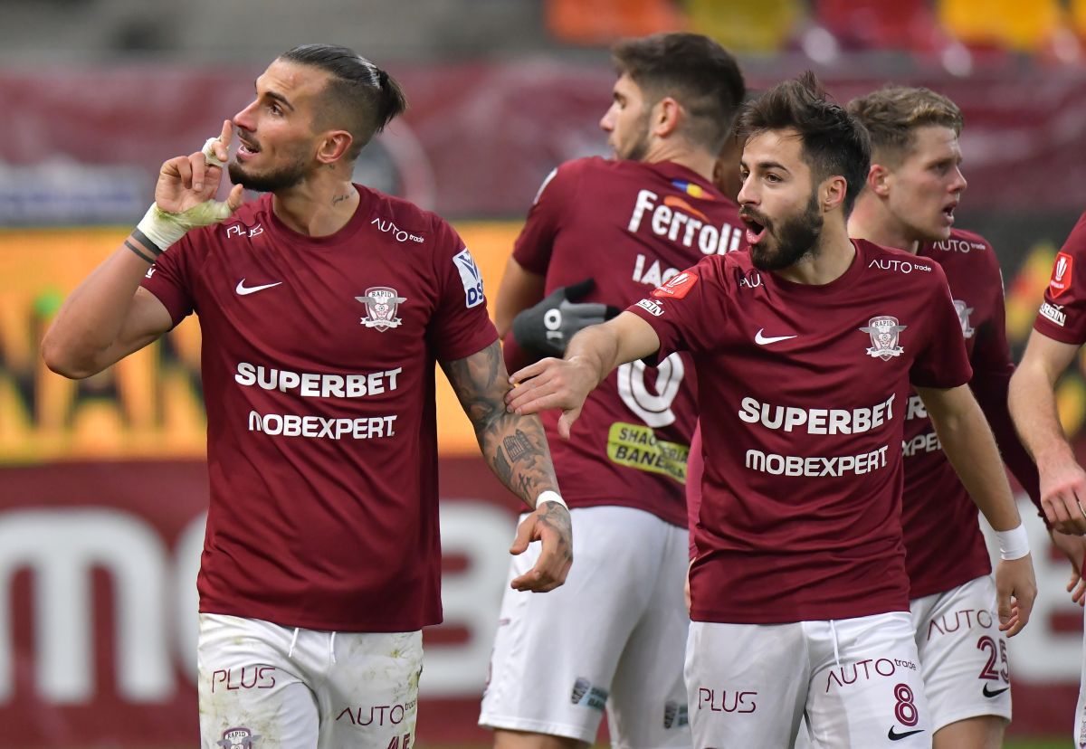 Rapid oprește seria neagră! Victorie cu Petrolul într-un derby de zile mari pe Arena Națională » Clasamentul ACUM