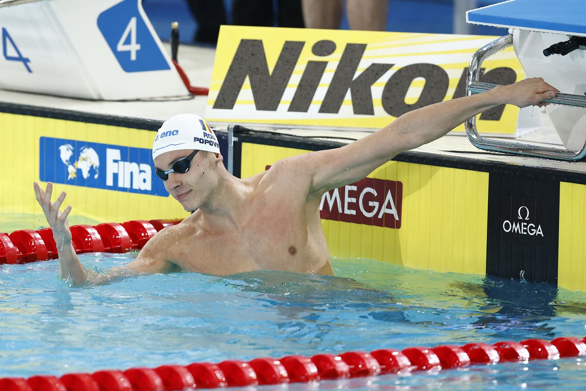 David Popovici a intrat cu al 5-lea timp în finala de la 100 m liber, la Campionatul Mondial în bazin scurt din Australia. Când e cursa pentru medalii