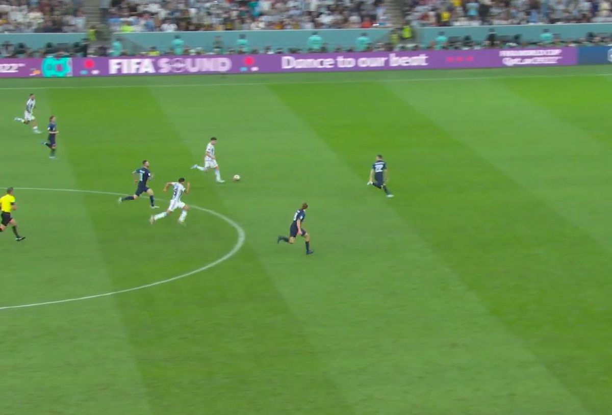 Golul lui Julian Alvarez în Argentina - Croația