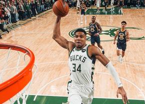 Seară plină pentru Giannis Antetokounmpo » 4 momente cu starul lui Milwaukee Bucks protagonist: un nou record + scandal de la o minge
