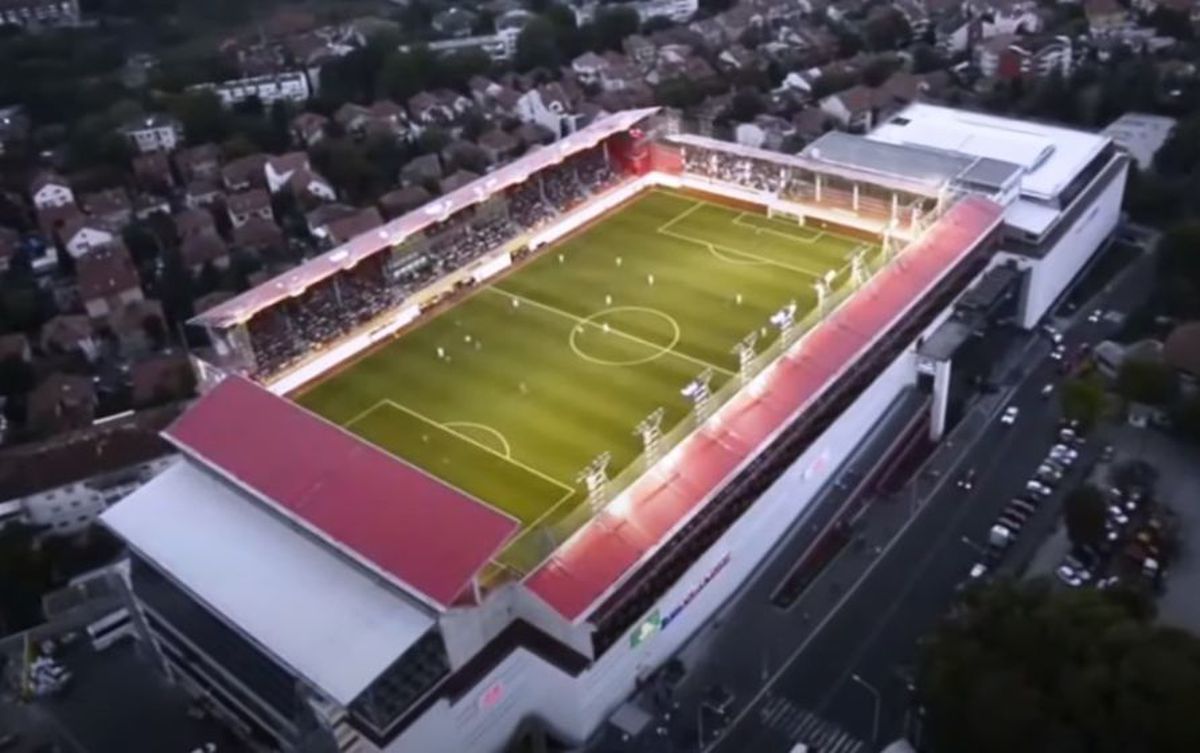 Mall la parter, stadion la etaj! Imagini senzaționale cu stadionul care poate găzdui meciuri din Liga Campionilor