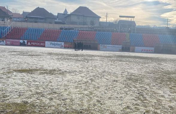 Foto de la stadion: de ce meciul din Liga 2 a fost oprit să înceapă la ora 11:00