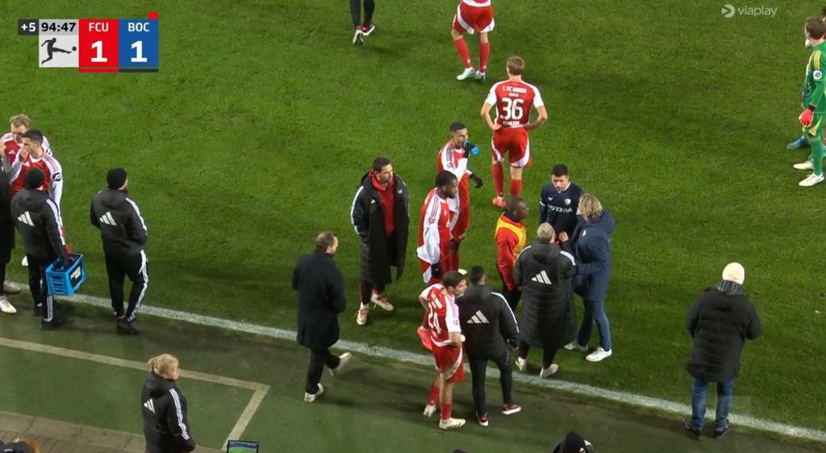 Decizie istorică în Bundesliga » Union Berlin - Bochum, decis la „masa verde”: 0-2 din cauza gestului prostesc al unui suporter