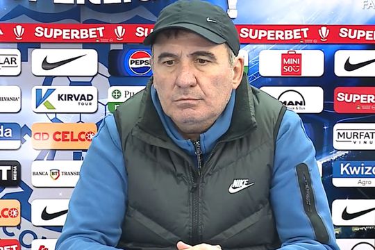 CFR Cluj - Farul 4-1, în semifinalele Cupei României Betano. Gică Hagi, managerul echipei constănțene, a fost extrem de afectat după meci, la flash-interviuri.