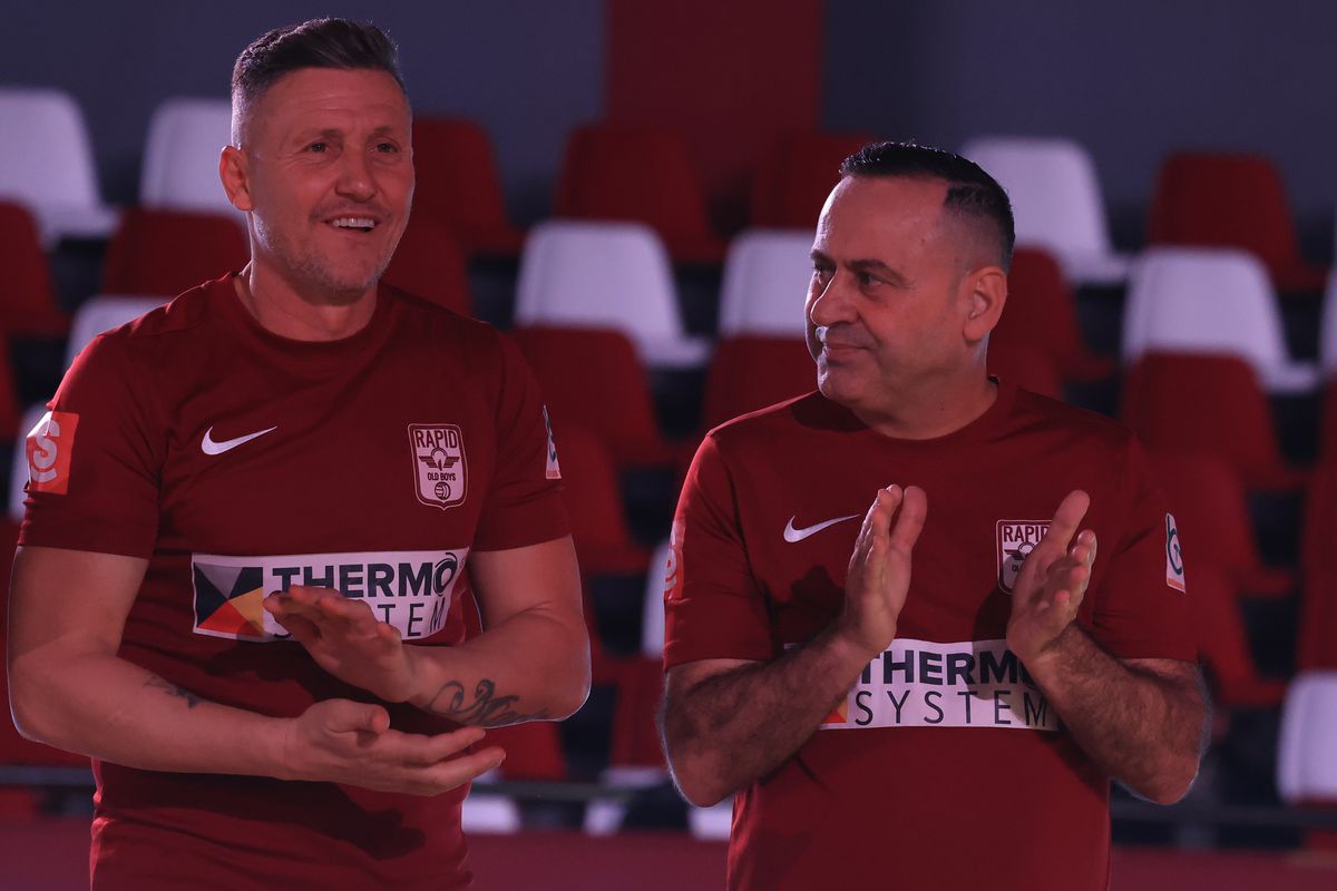 Imagini de la meciul de old boys Rapid - All Stars