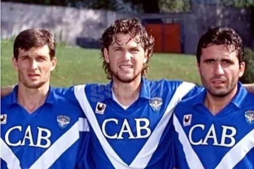 Ioan Ovidiu Sabău, Florin Răducioiu și Gică Hagi, un trio formidabil la Brescia Romena