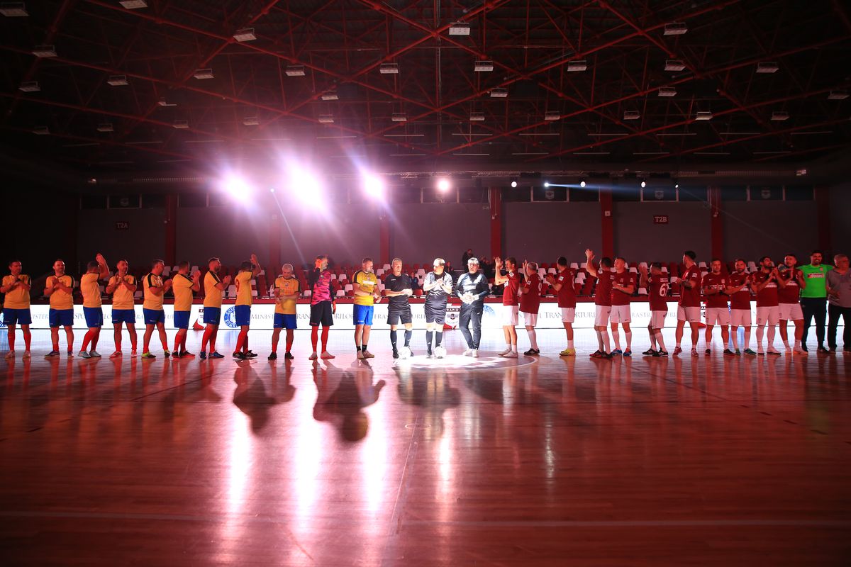 Imagini de la meciul de old boys Rapid - All Stars