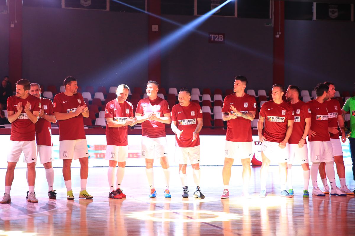 Imagini de la meciul de old boys Rapid - All Stars