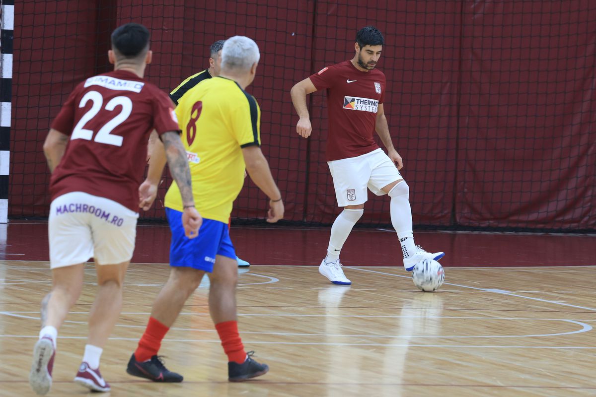 Imagini de la meciul de old boys Rapid - All Stars