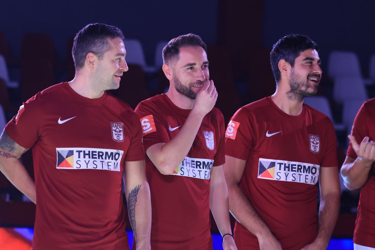 Imagini de la meciul de old boys Rapid - All Stars