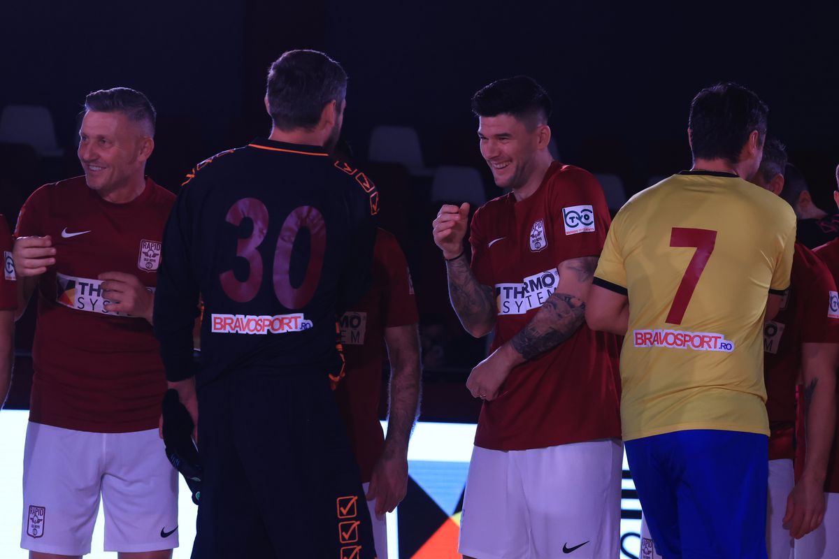 Imagini de la meciul de old boys Rapid - All Stars