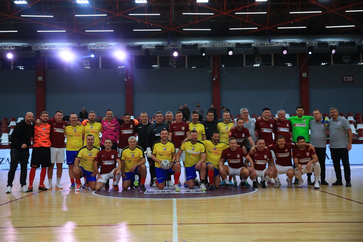 Imagini de la meciul de old boys Rapid - All Stars