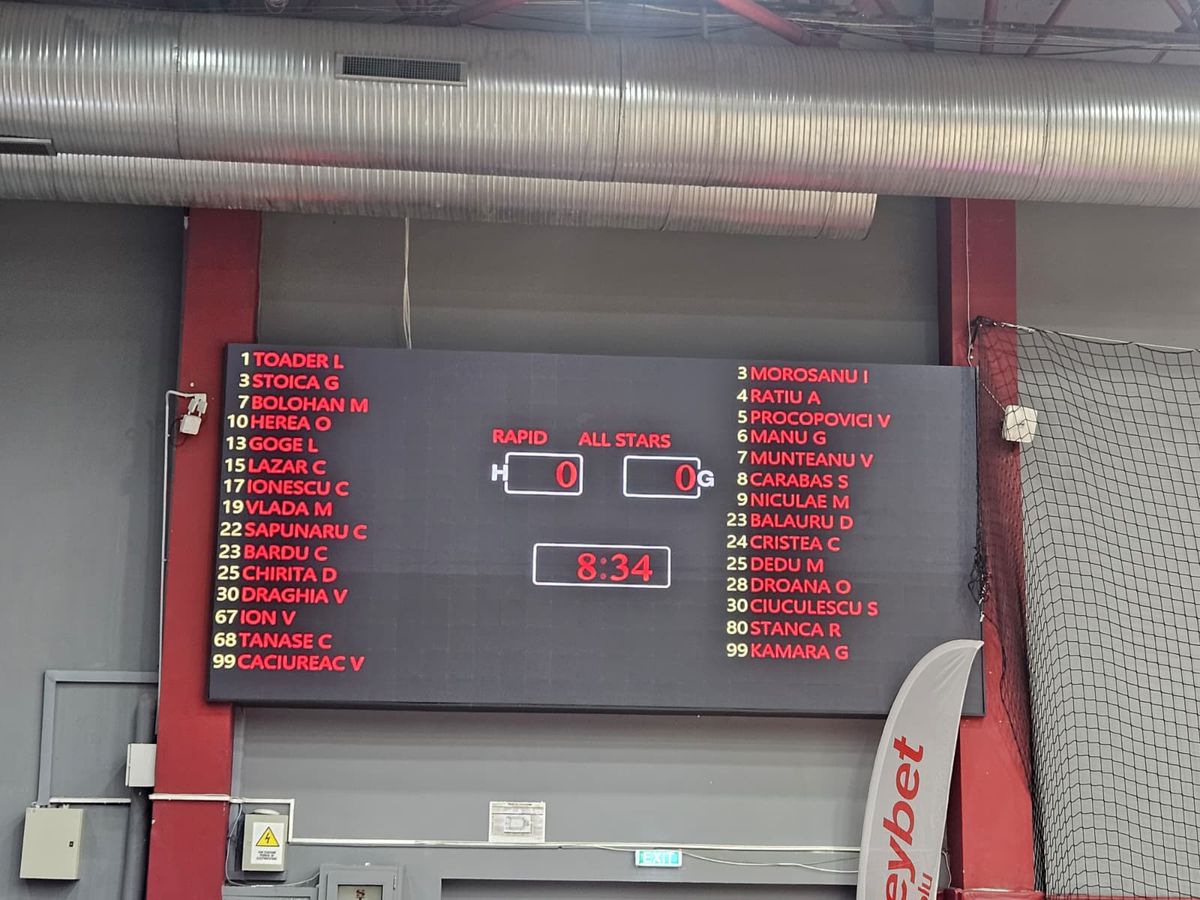 Imagini de la meciul de old boys Rapid - All Stars