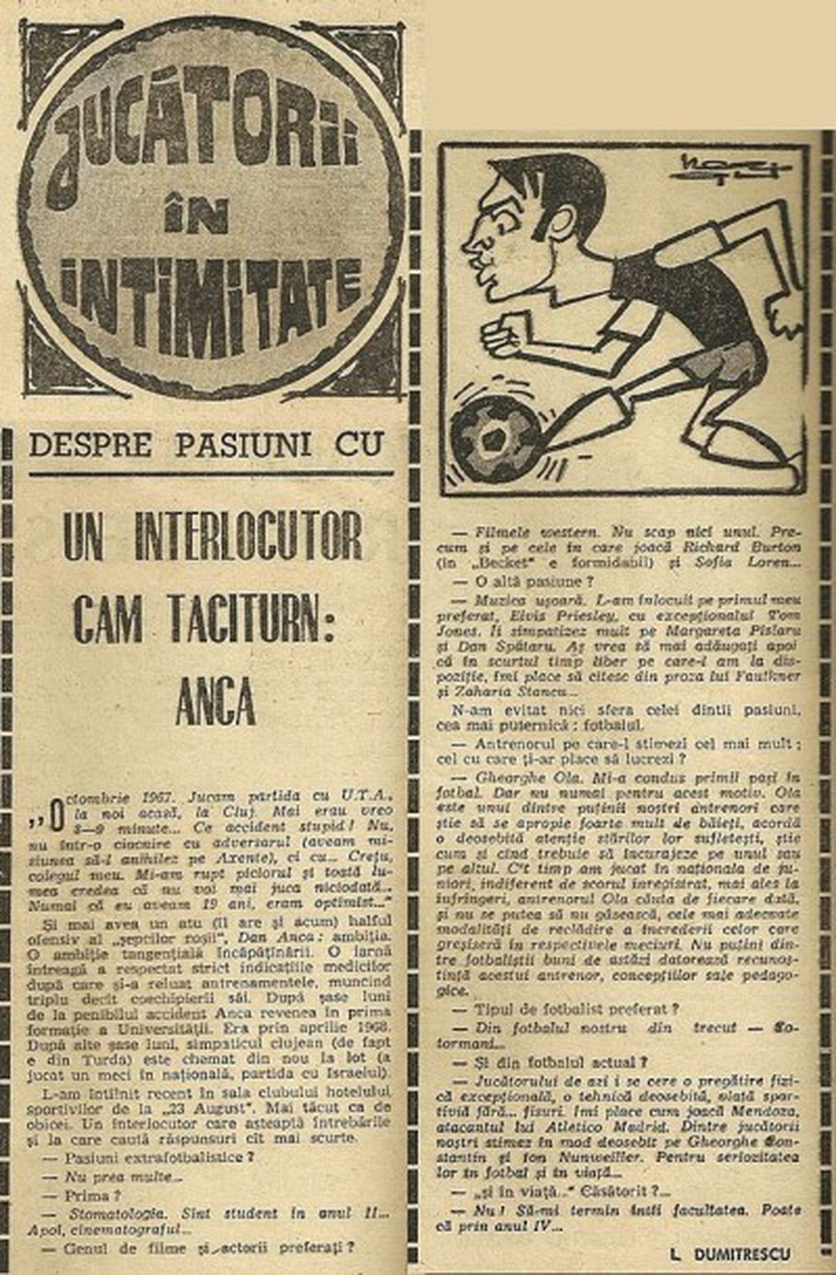 RETRO GSP. 52 de ani de la Anglia - România 1-1 » Și de la debutul celui care a refuzat Dinamo, Steaua și Rapid pentru a nu-și trăda unica dragoste