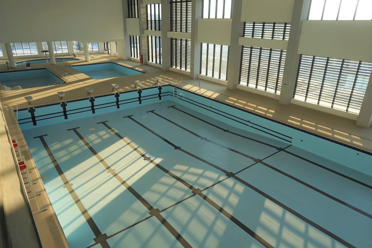 FOTO Imagini spectaculoase din Complexul Olimpic de Natație Otopeni! Inaugurarea ar trebui să aibă loc în luna martie