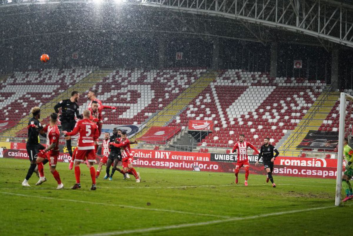 VIDEO. UTA - Viitorul 0-0 » Frig, ninsoare și puțin fotbal » Scor alb după un meci de uitat » Cum arată clasamentul