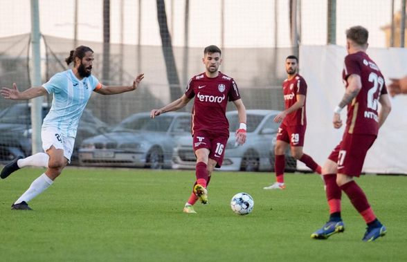 CFR Cluj, o nouă victorie în cantonamentul din Spania » Succes greu într-un meci cu 7 goluri împotriva unei formații de Liga a 4-a