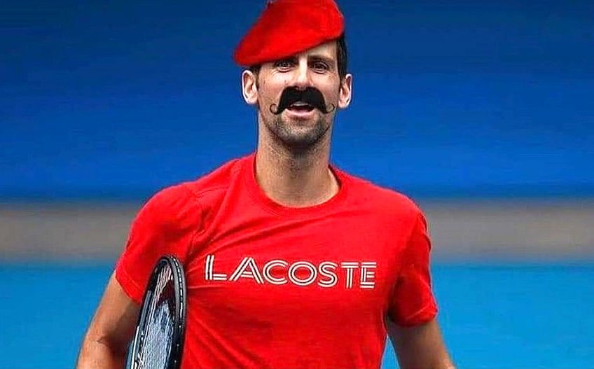 Novak Djokovic, ținta ironiilor pe internet