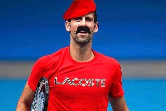 Novak Djokovic, ținta ironiilor pe internet