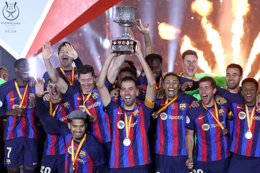 Barcelona, câștigătoarea Supercupei Spaniei / foto: Guliver/Getty Images