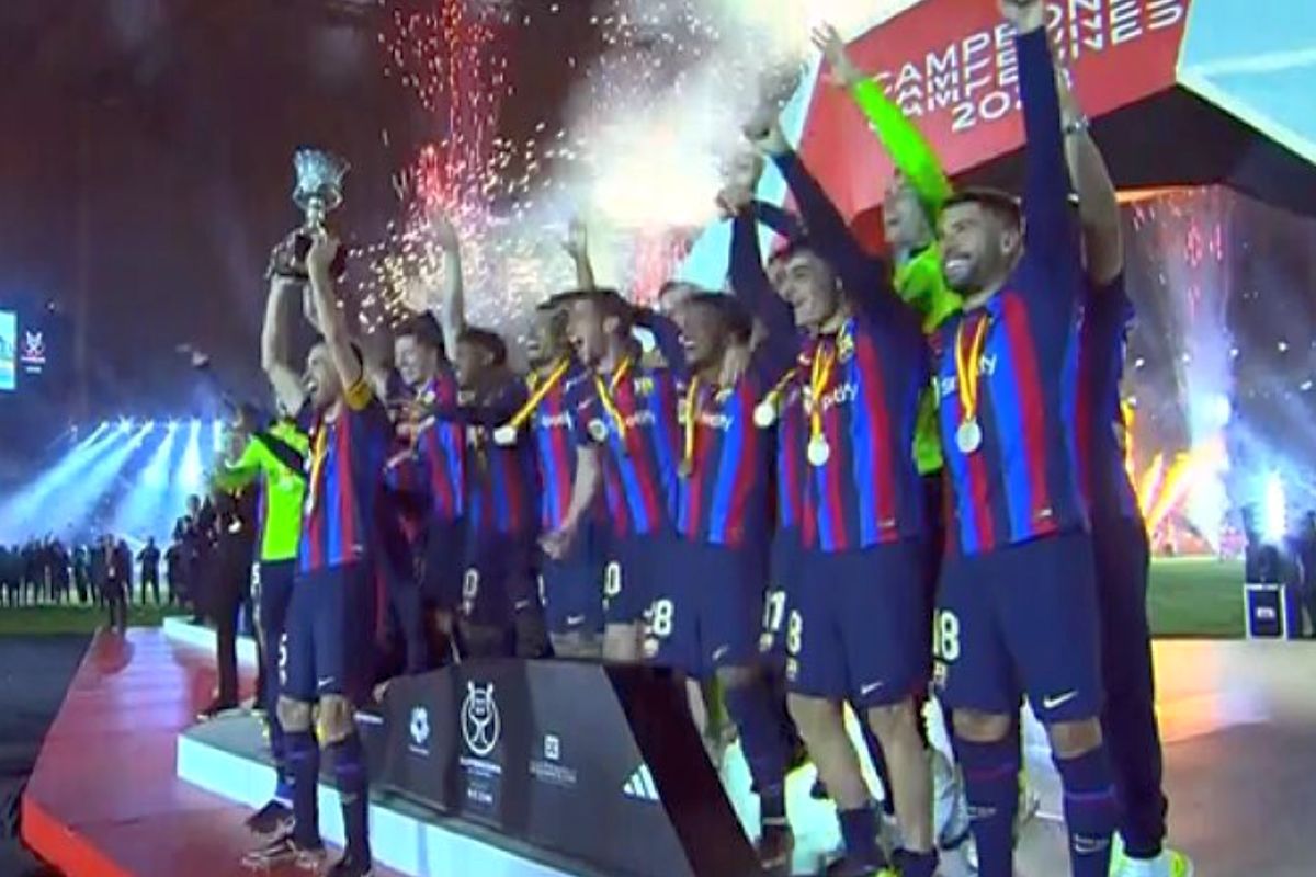 Barcelona a surclasat-o pe Real Madrid, 3-1, pentru primul trofeu cu Xavi pe bancă: Supercupa Spaniei 2023