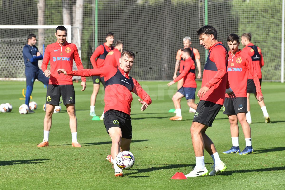 Zâmbete și voie-bună la FCSB: 3 detalii remarcate de GSP la antrenamentul de azi, din Antalya