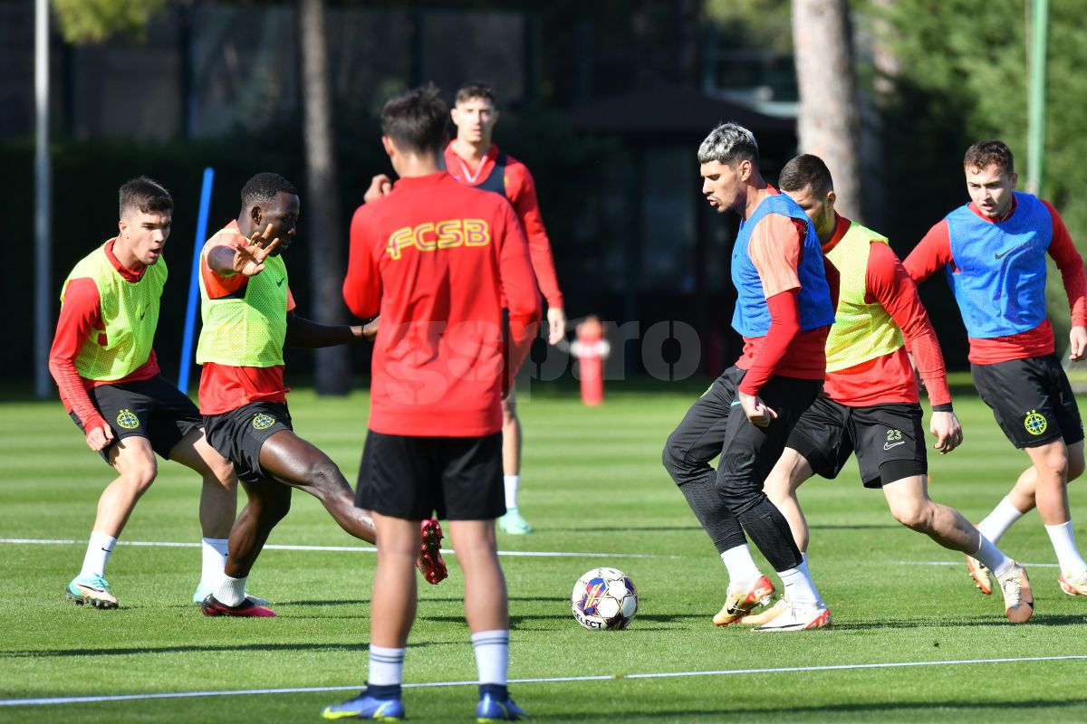 Zâmbete și voie-bună la FCSB: 3 detalii remarcate de GSP la antrenamentul de azi, din Antalya