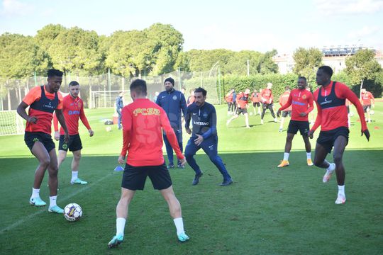 Ngezana, Panțîru, Charalambous, Luis Phelipe, Dawa / Antrenament FCSB în Antalya - 15 ianuarie 2024 (foto: Cristi Preda/GSP)