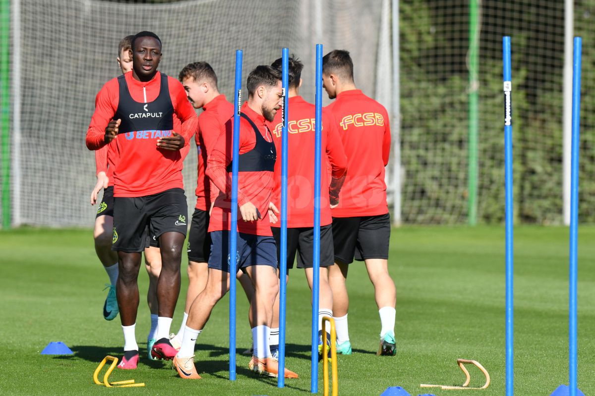 Zâmbete și voie-bună la FCSB: 3 detalii remarcate de GSP la antrenamentul de azi, din Antalya