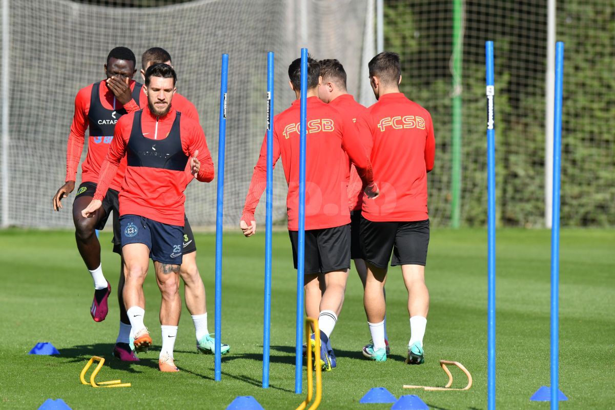 Zâmbete și voie-bună la FCSB: 3 detalii remarcate de GSP la antrenamentul de azi, din Antalya
