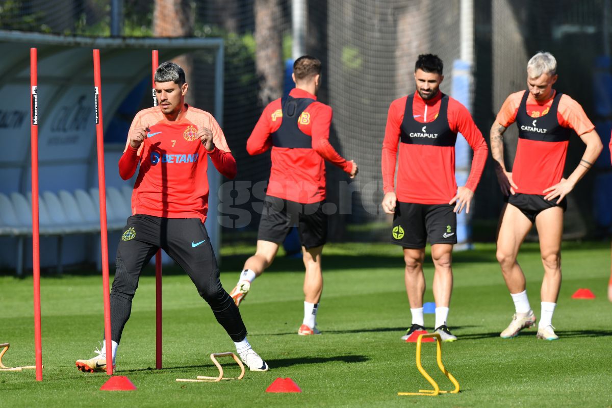 Zâmbete și voie-bună la FCSB: 3 detalii remarcate de GSP la antrenamentul de azi, din Antalya