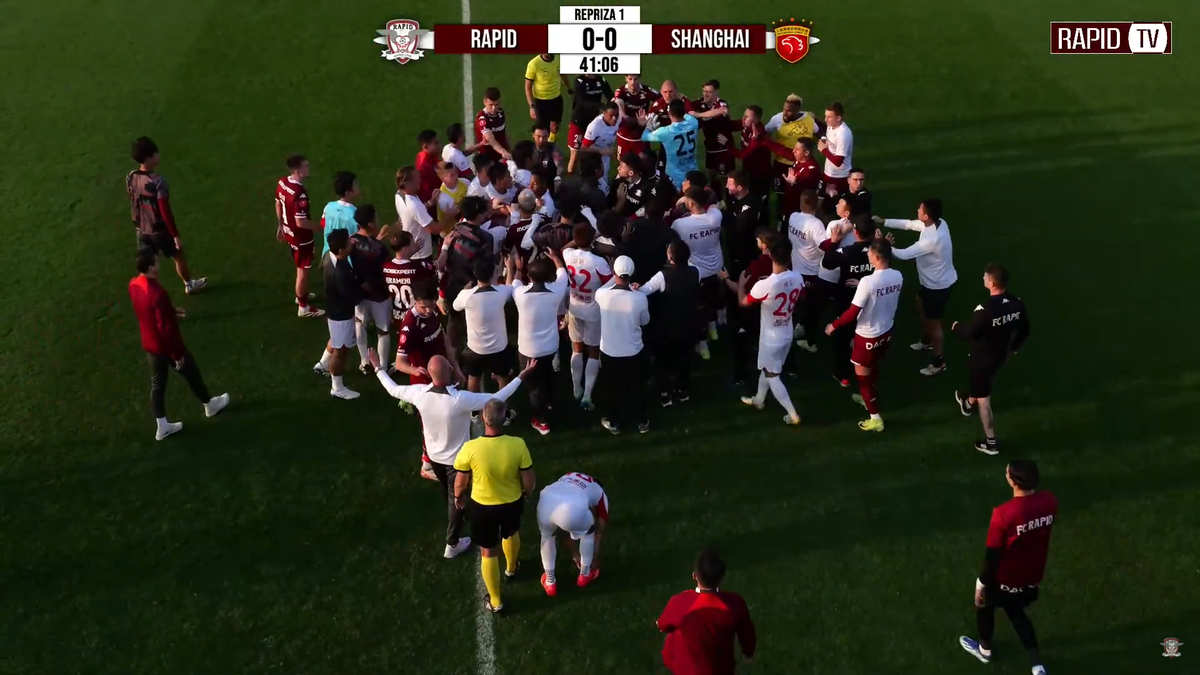 Reacția lui Marius Șumudică după scandalul iscat în amicalul Rapidului: „Erau ca un butoi cu pulbere”