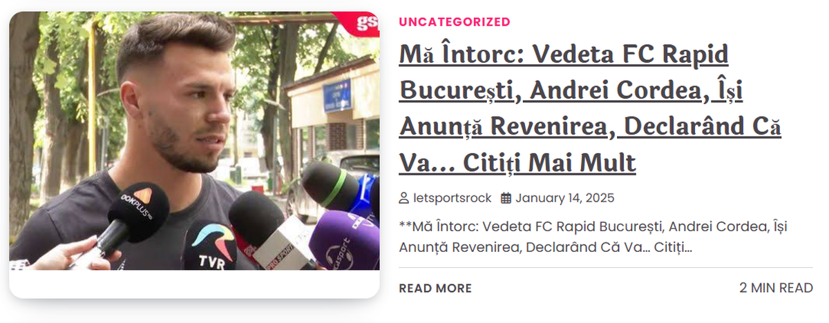 Glosar de știri fake din sport