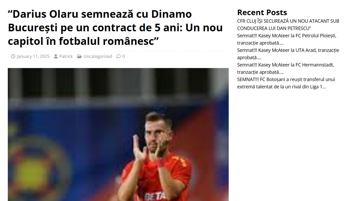 Glosar de știri fake din sport