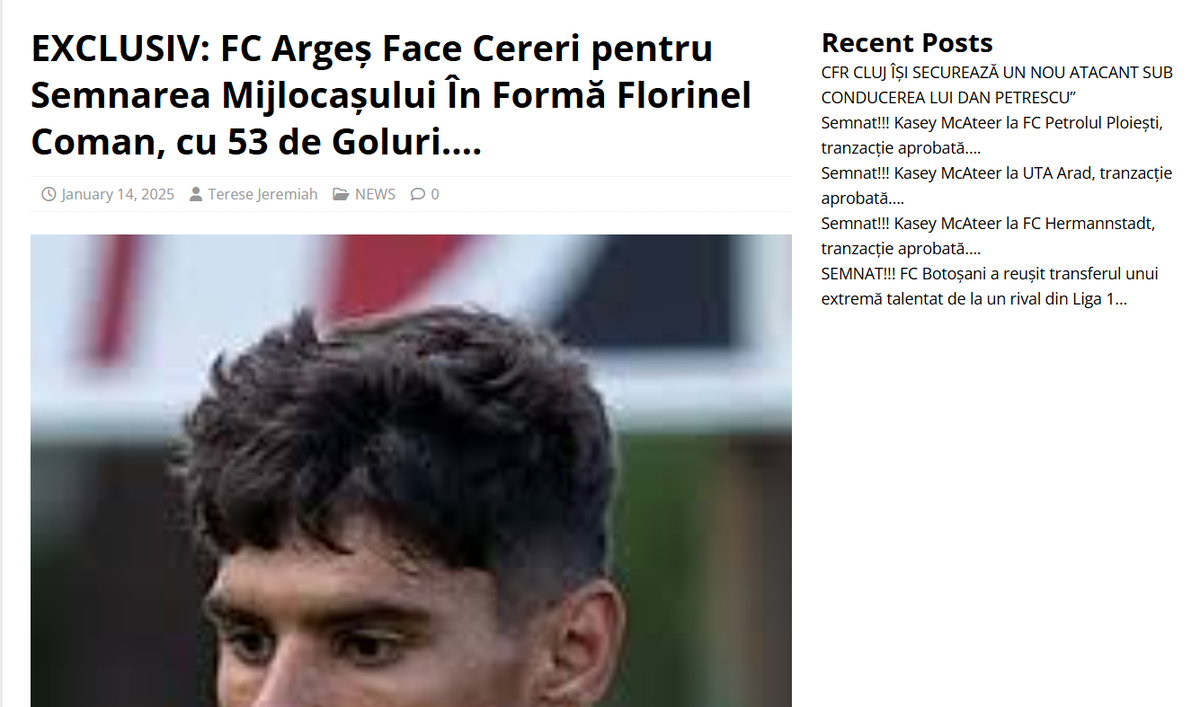 Drăgușin la FC Argeș, Olaru la Dinamo, Ianis Hagi la Botoșani sau Mason Mount la Rapid » Tendință alarmantă! Suporteri invadați de BOȚI, sute de transferuri imaginare răspândite pe site-uri „fantomă”