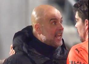 Criza lui Pep Guardiola » Și-a bruscat jucătorul chiar pe gazon, după ce City a fost întoarsă de la 2-0