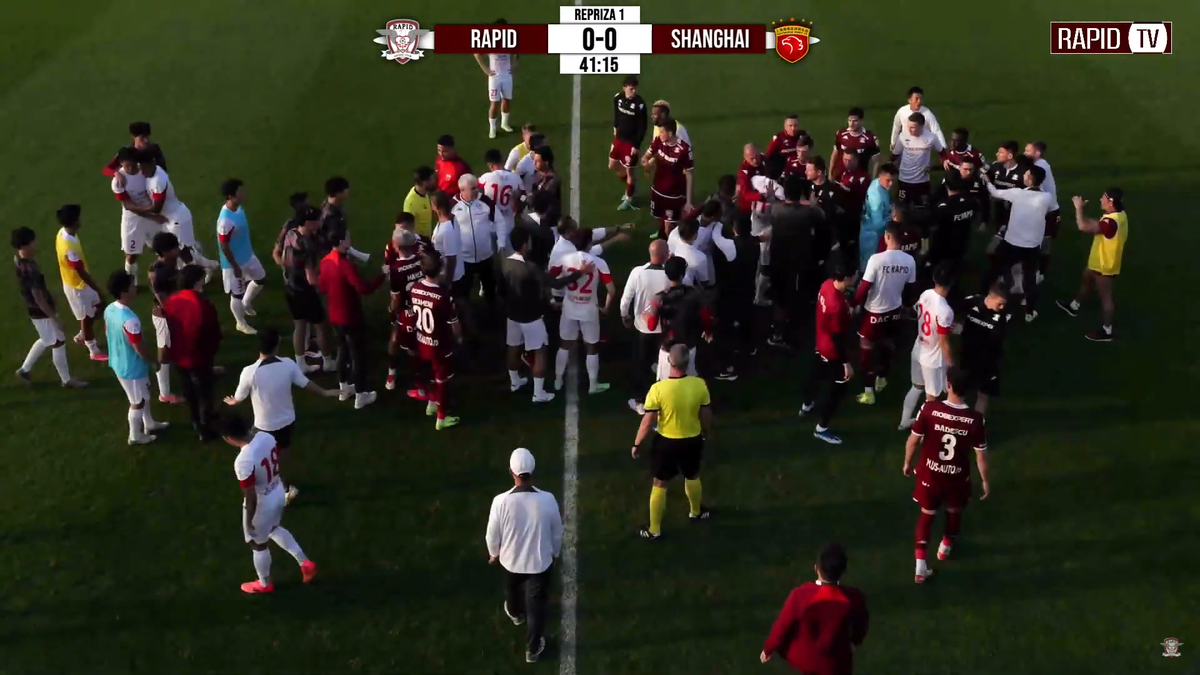 Reacția lui Marius Șumudică după scandalul iscat în amicalul Rapidului: „Erau ca un butoi cu pulbere”