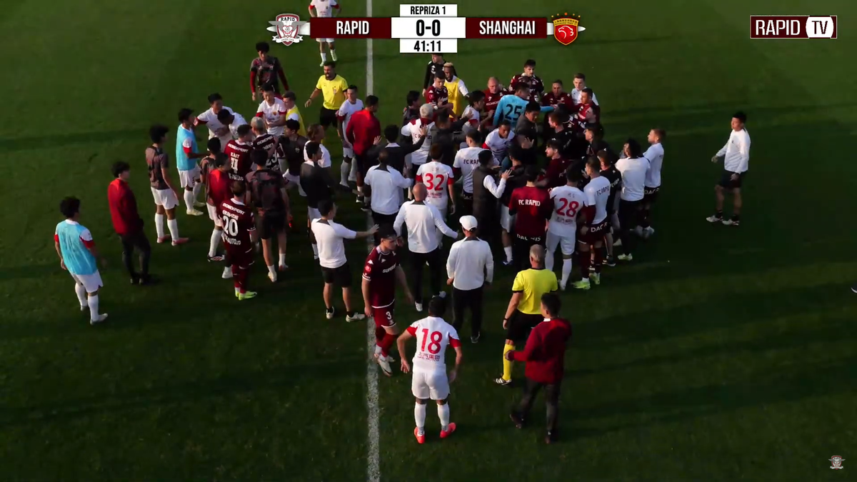 Reacția lui Marius Șumudică după scandalul iscat în amicalul Rapidului: „Erau ca un butoi cu pulbere”