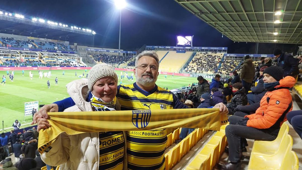 Doru și Rozalia Haja - suporteri români abonament Parma