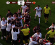 Scandal imens în ultimul amical al Rapidului » Au sărit la bătaie după un fault dur: l-au luat de gât pe un fotbalist giuleștean