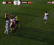 Scandal imens în ultimul amical al Rapidului » Au sărit la bătaie după un fault dur: l-au luat de gât pe un fotbalist giuleștean