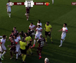 Scandal imens în ultimul amical al Rapidului » Au sărit la bătaie după un fault dur: l-au luat de gât pe un fotbalist giuleștean