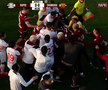 Scandal imens în ultimul amical al Rapidului » Au sărit la bătaie după un fault dur: l-au luat de gât pe un fotbalist giuleștean