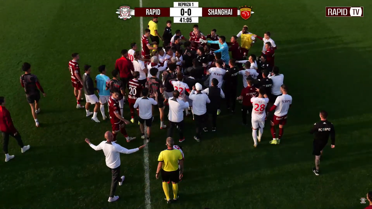 Reacția lui Marius Șumudică după scandalul iscat în amicalul Rapidului: „Erau ca un butoi cu pulbere”