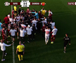 Scandal imens în ultimul amical al Rapidului » Au sărit la bătaie după un fault dur: l-au luat de gât pe un fotbalist giuleștean