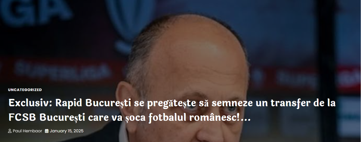 Glosar de știri fake din sport