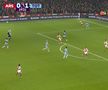 Fază uluitoare în Arsenal - Tottenham: l-a accidentat din dribling pe colegul lui Drăgușin!
