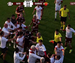 Scandal imens în ultimul amical al Rapidului » Au sărit la bătaie după un fault dur: l-au luat de gât pe un fotbalist giuleștean